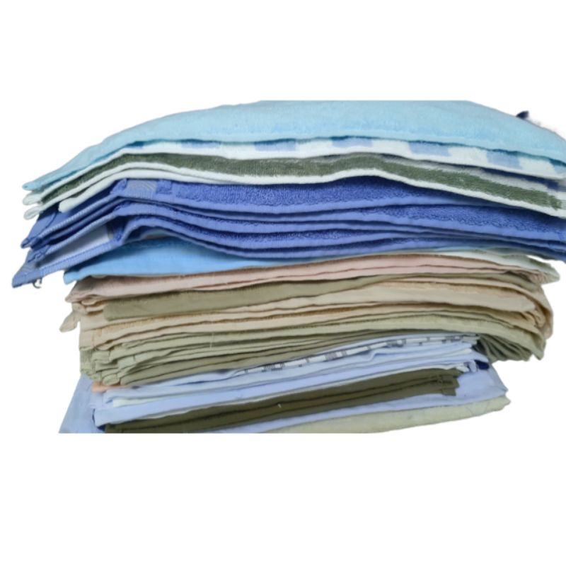 Khăn lau  cotton 100% bán theo cân bó 0.5kg - Quang Hoa Co