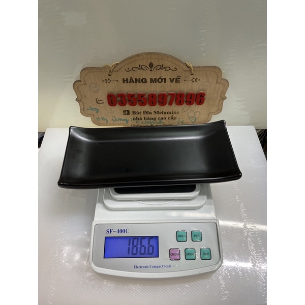 Đĩa chữ Nhật 22x9,5cm