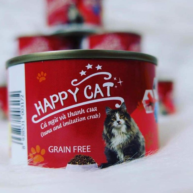 Thức ăn cho mèo pate Happy Cat 160g-SIÊU TIẾT KIỆM cat happy!pate Happy cat
