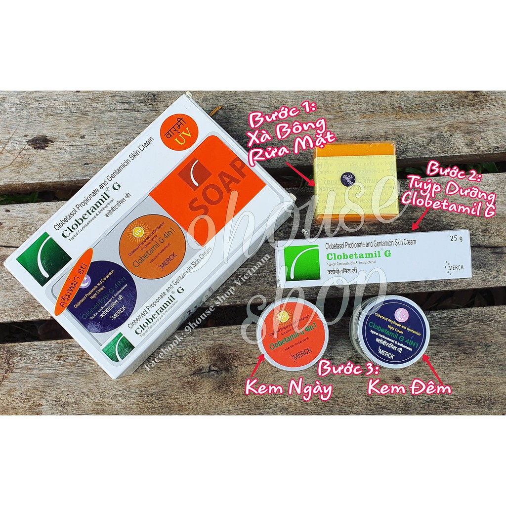 Set Dưỡng Da Nám Cao Cấp CLOBETAMILG 4 Món Thái Lan
