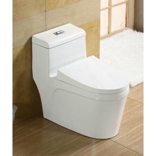 [ HÀNG LOẠI 1 ] Bồn cầu một khối Cherry 6618.bệt vệ sinh liên khối