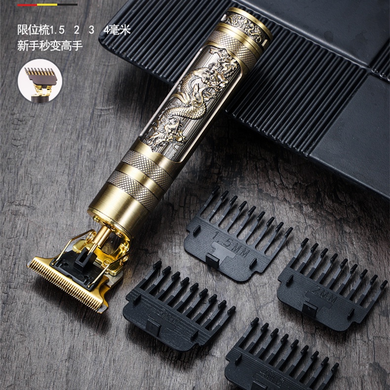 Tông đơ cắt tóc điện T9 Tông đơ cắt tóc dầu cạo râu đầu cạo râu Tông đơ cắt tóc có thể sạc lại
