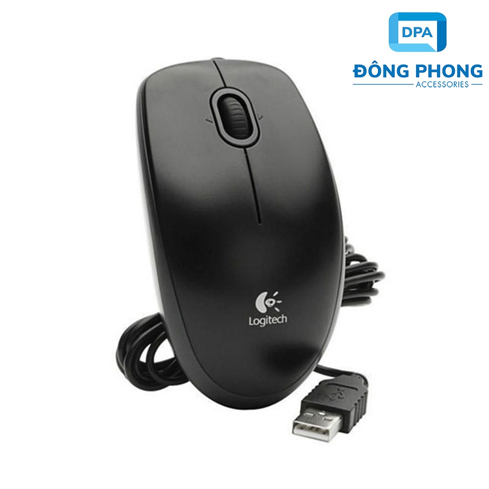 Chuột Có Dây Logitech B100 Chính Hãng