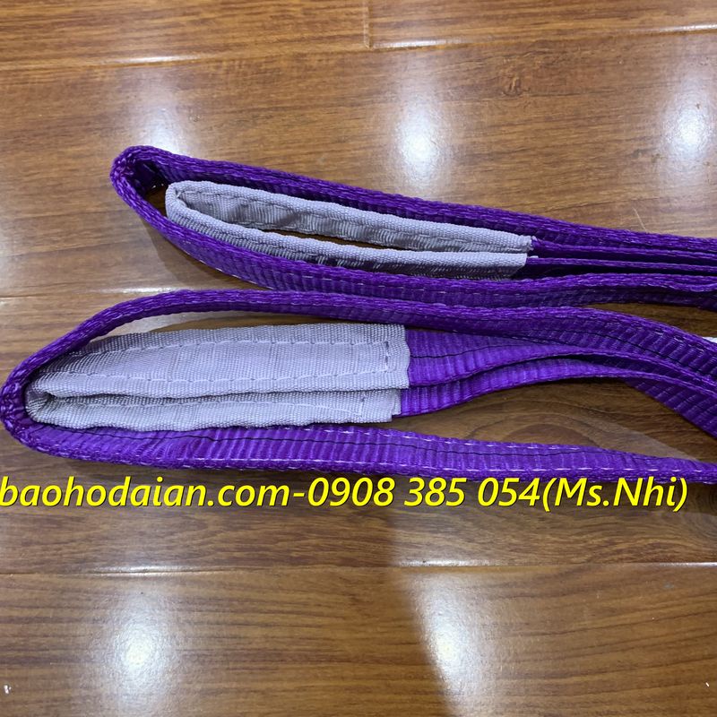 Dây cẩu hàng cáp vải bản 25mm thể trọng cẩu 1 tấn - chính hãng Usafety
