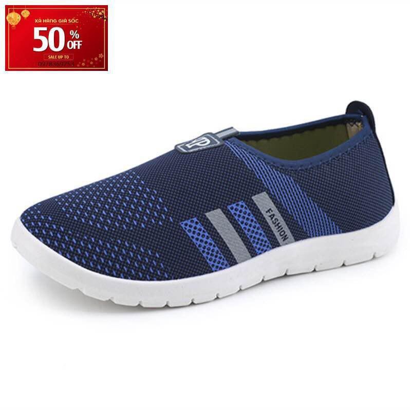 FreeShip⚡Toàn Quốc 99K - Giày Lười Thể Thao Nam Mẫu Giày Đi Bộ/Chạy Bộ Tập GYM 3Fashion - 2960