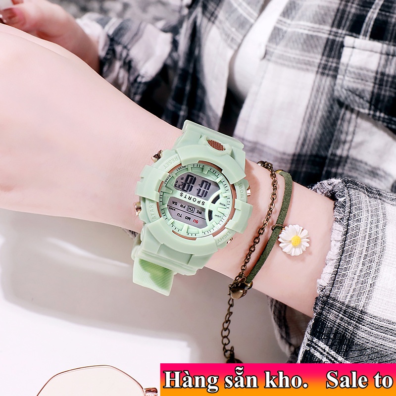 Đồng Hồ thể thao Đeo Tay nam nữ chống nước Kiểu Dáng Thời Trang Đơn Giản Phong Cách SPORTS
