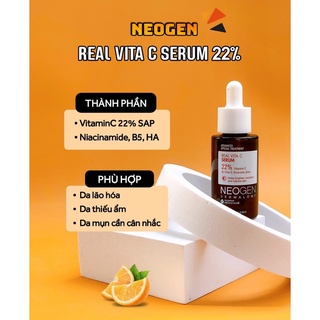 NEOGEN REAL VITA 22% SERUM GIÚP MỜ THÂM NÁM
