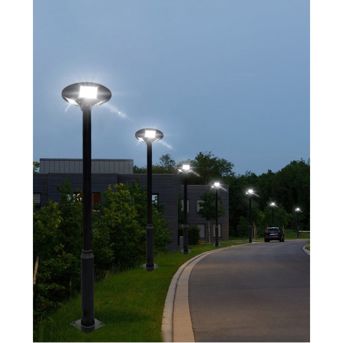 Đèn sân vườn, đèn công viên, đèn đĩa bay năng lượng mặt trời UFO 500 Công suất 500W Khung ABS-BH 02 Năm