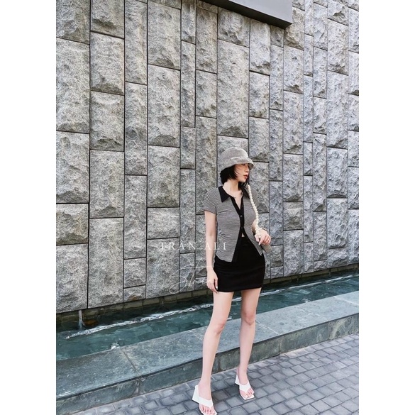 Set Áo Thun Body Chân Váy Ôm Ngắn