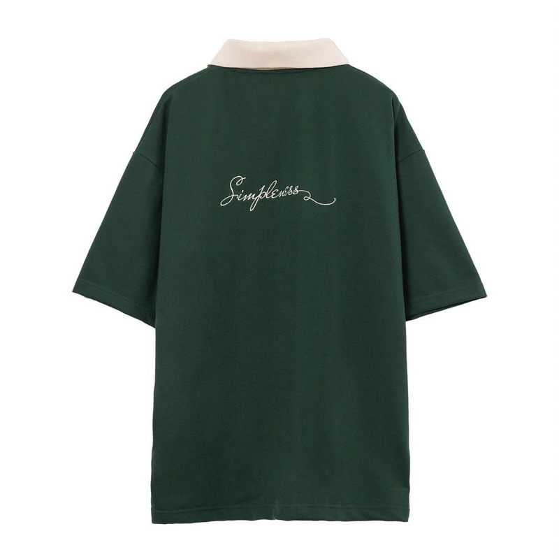Áo polo thun cá sấu unisex Homies thêu chữ AIS