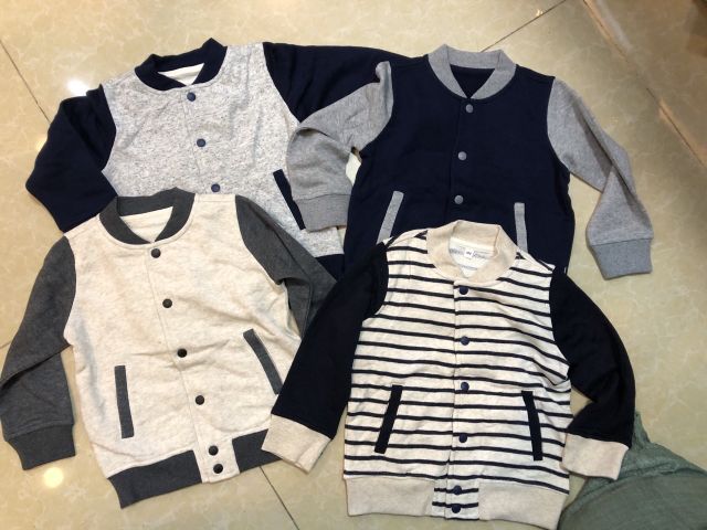 Áo khoác nỉ da cá VNXK cho bé trai