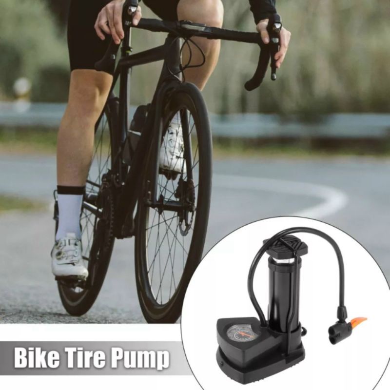 Bơm hơi đạp chân đa năng mini tiện dụng trong gia đình