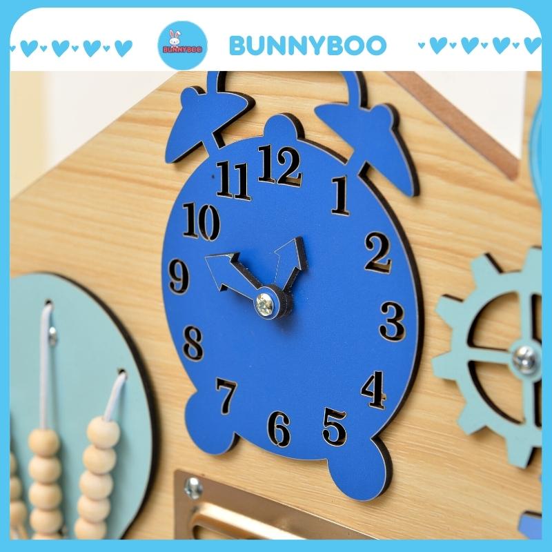 Đồ chơi cho bé BUNNYBOO busy board bảng bận rộn đồ chơi bé trai -  bé gái từ 1 tuổi đồ chơi thông minh free gắn tên