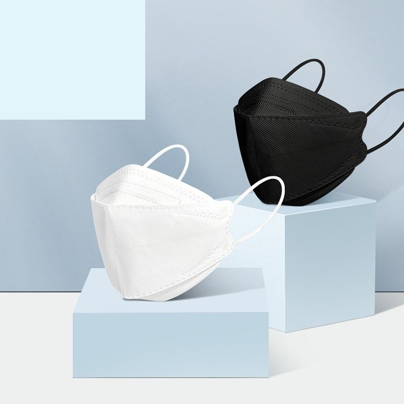 Khẩu Trang 4D Mask KF94 3 Màu Sử Dụng Công Nghệ Dập Nhật Bản 4 Lớp Kháng Khuẩn Túi 10 Cái