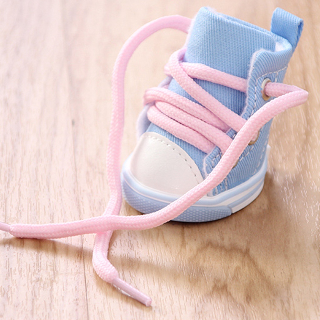 Set 4 Giày Sneaker Thoáng Khí Chống Trượt Cho Thú Cưng