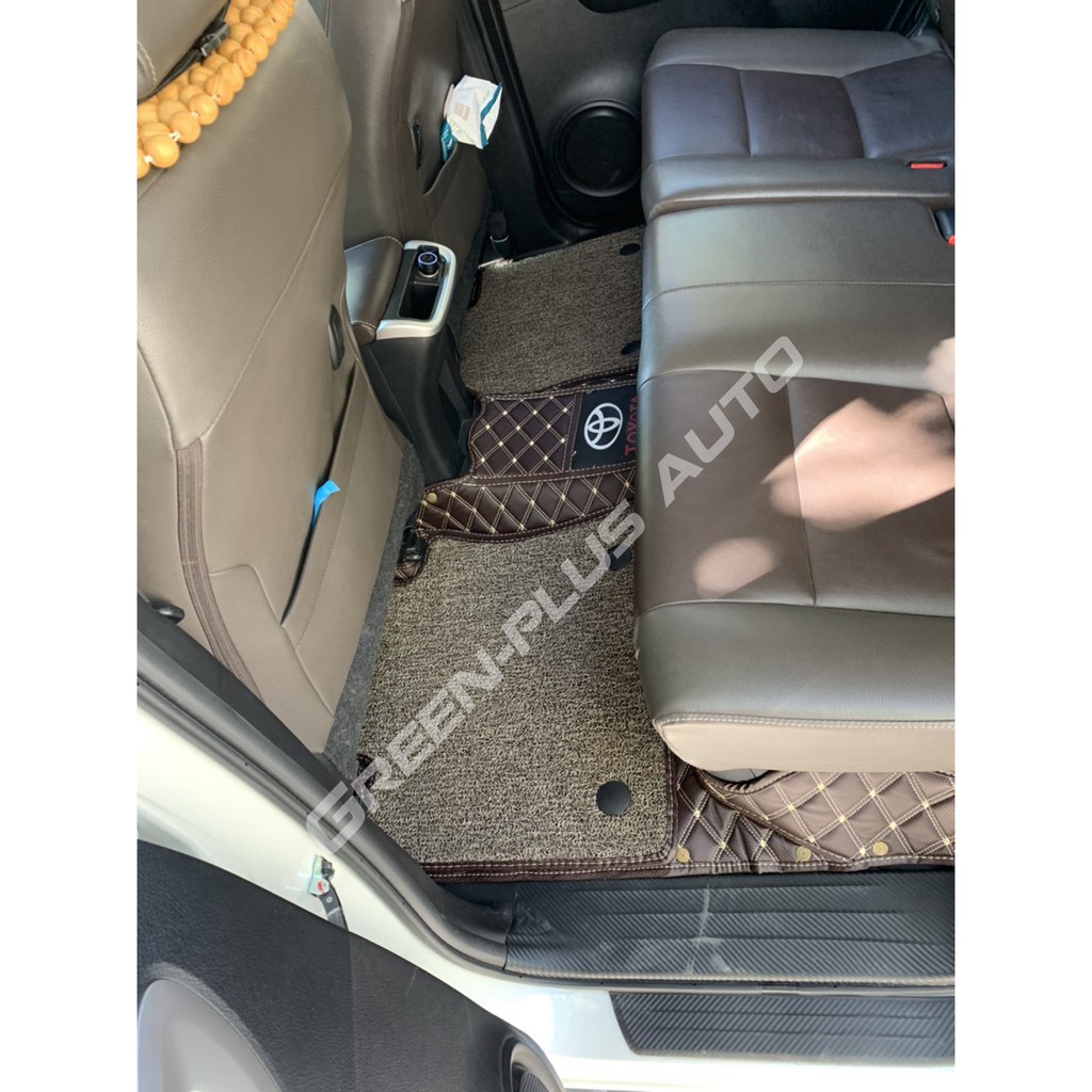 Thảm lót sàn ô tô 6D Toyota Fortuner  chống nước, không mùi, phủ kín 90% sàn xe