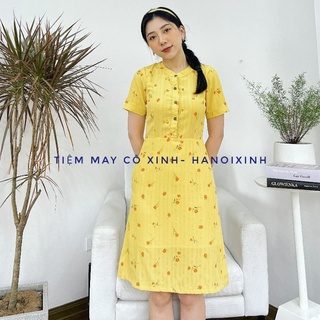 Váy cổ tàu đũi mát hàng may đo