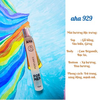 Nước Hoa Nam Aha929 AHAPERFUMES - 10ml