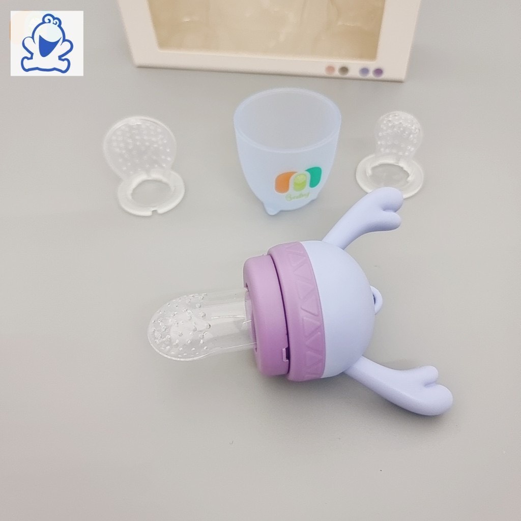 Túi Nhai Ăn Dặm Silicon Chống Hóc MS001