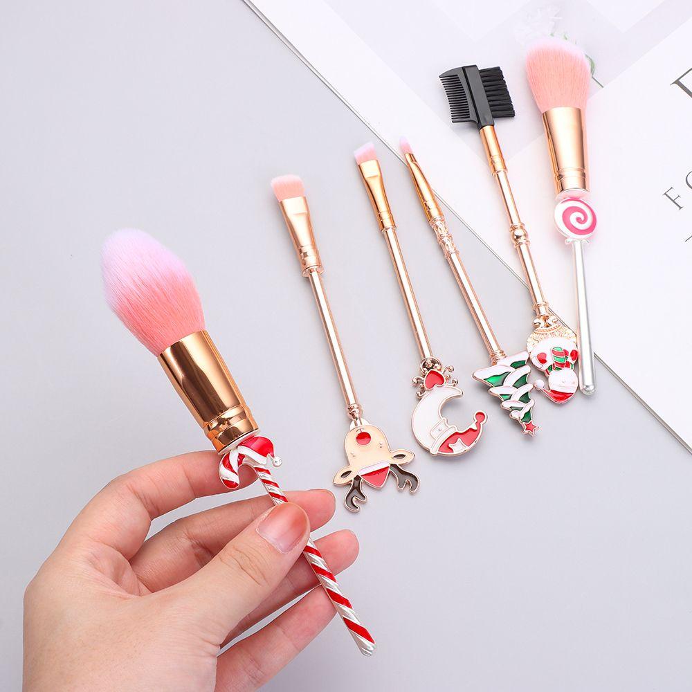 Cọ Trang Điểm Nền / Phấn Phủ Họa Tiết Ông Già Noel Độc Đáo