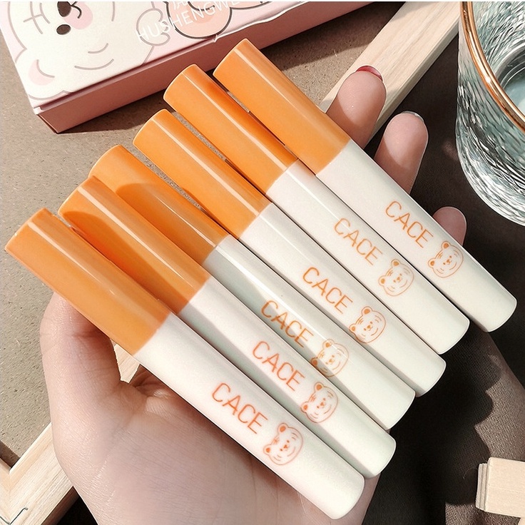 Set 6 Son Kem Lì Mềm Mịn CACE Con Cọp - Nội Địa Trung