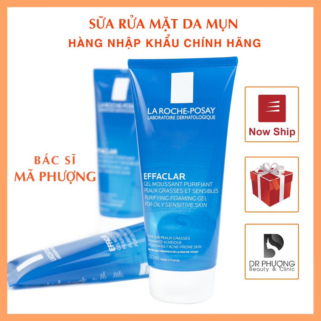 [Mã COS1904 giảm 8% đơn 300K] [CHÍNH HÃNG] Gel Rửa Mặt Tạo Bọt La Roche-Posay Cho Da Dầu Mụn Effaclar | BigBuy360 - bigbuy360.vn