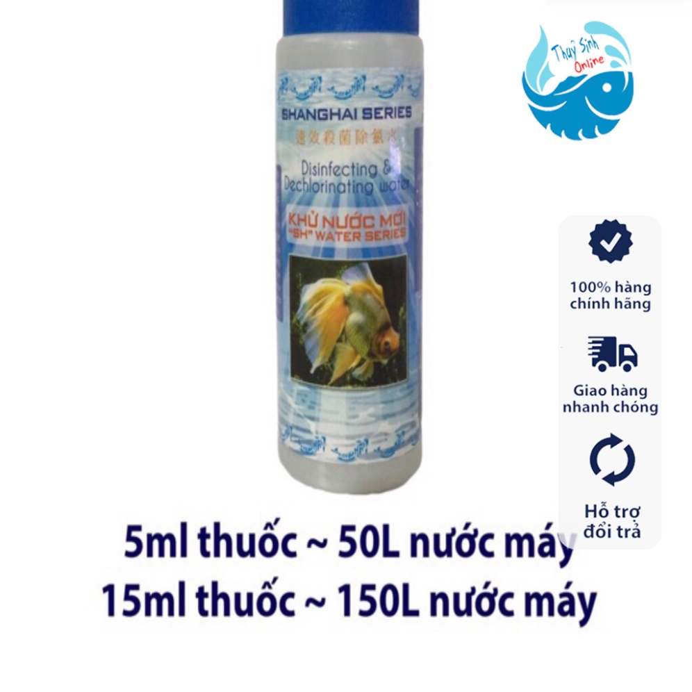 Khử CLO bể cá, bể thuỷ sinh - Hàng loại tốt