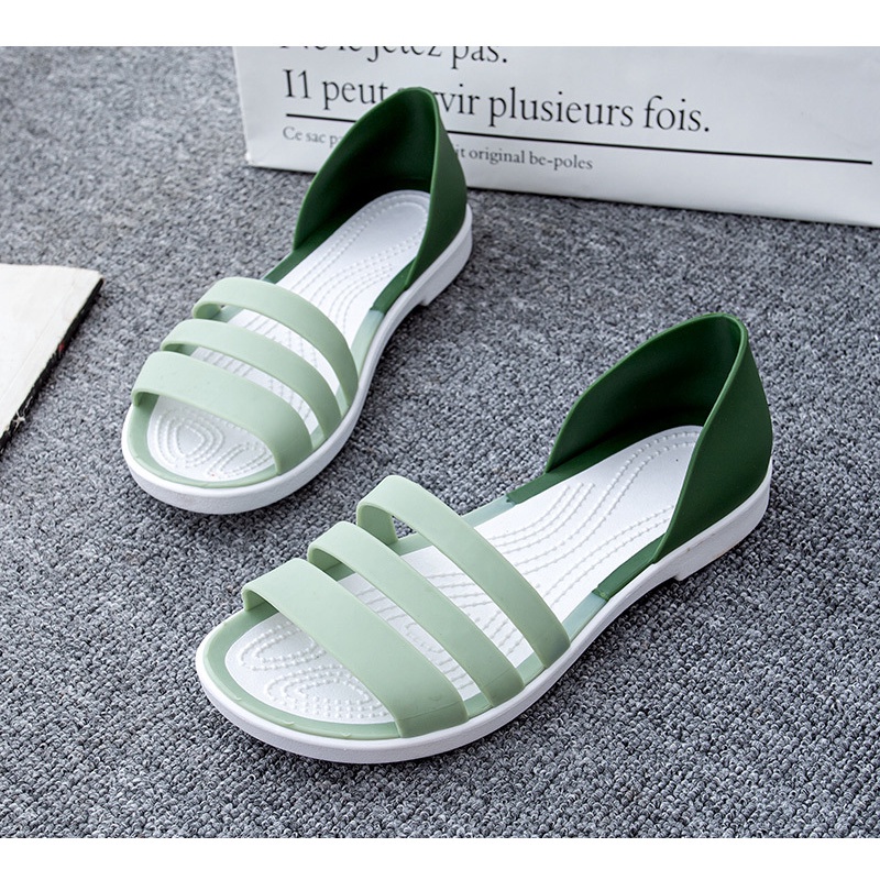 Xăng đan Nhựa Dẻo Thời Trang Đi Biển Mùa Hè