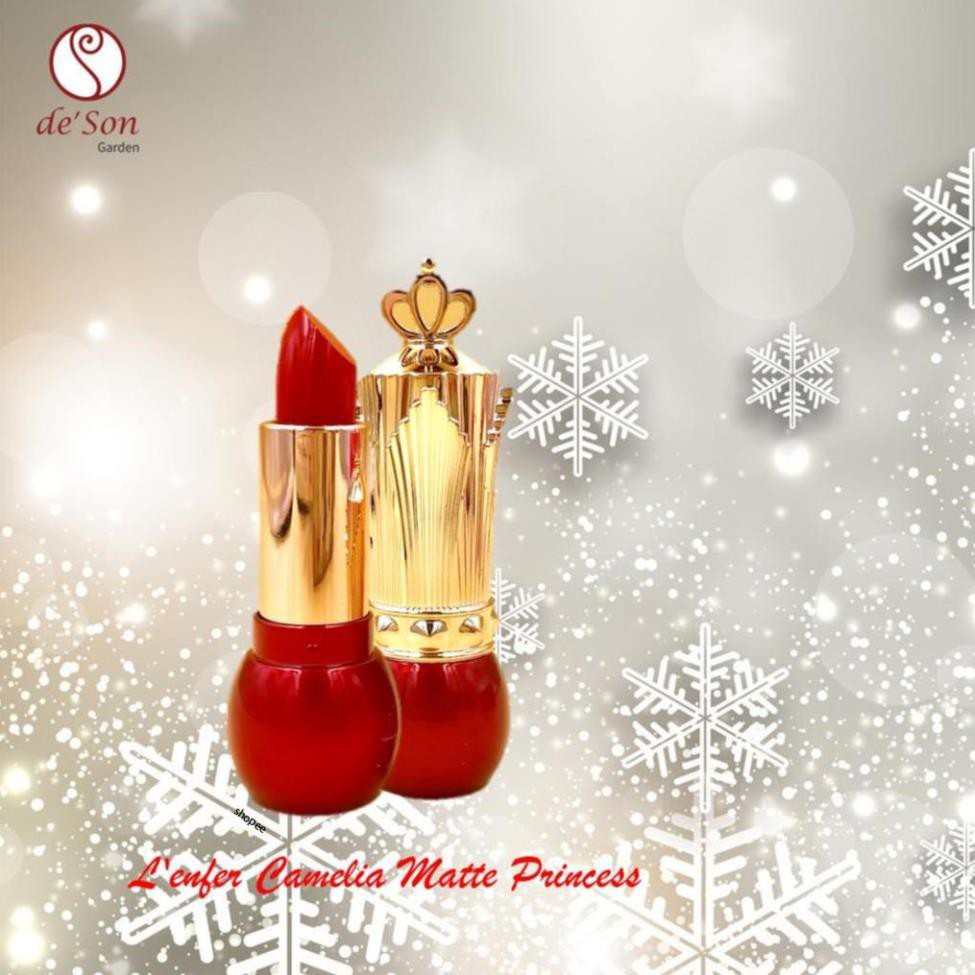 [qtmn] -  Son Thỏi LìHandmade Queen De' Son Garden ❤️ Son Không Chì Siêu Lì 5g 1 Màu Đỏ Tươi Duy Nhất TD01 | BigBuy360 - bigbuy360.vn