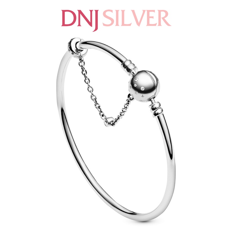 Vòng charm bạc 925 cao cấp - Mẫu vòng Chain Clasp One In a Million, có thể mix thêm hạt charm vào vòng theo ý thích