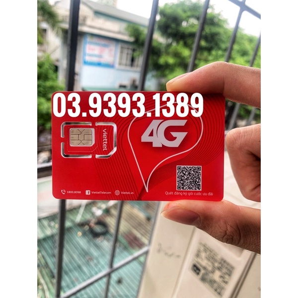 Sim 4G Viettel V120N 4Gb/1ngày miễn phí sử dụng 30 ngày đầu số mới