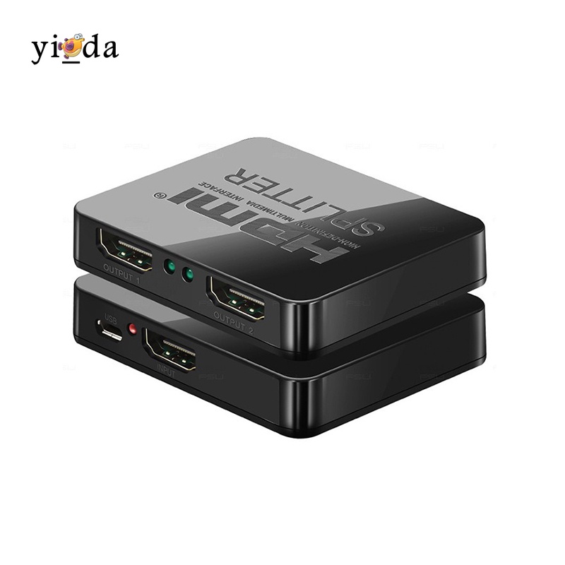 Bộ chia 1 cổng HDMI sang 2 cổng HDMI 1080p hỗ trợ 4k 1x2 3d 4k