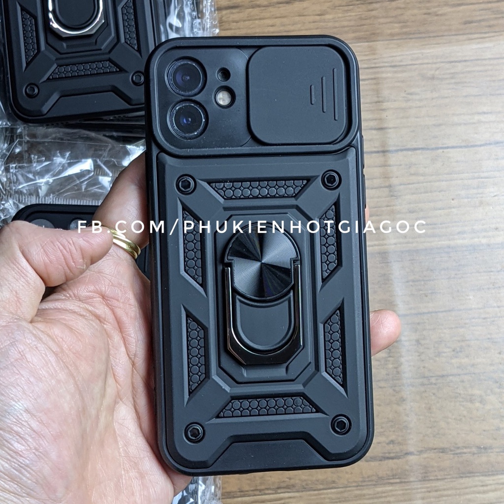 Case ốp lưng chống sốc bảo vệ cam sau có ring nam châm IP 13 Pro max / 13 Pro / 13 mini / 12 Pro max / 11 / Xs max
