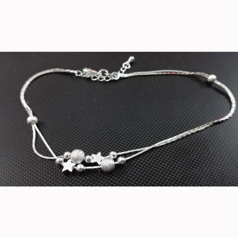 Lắc Chân Mạ Bạc Hình Ngôi Sao Xinh Xắn Cho Nữ | BigBuy360 - bigbuy360.vn