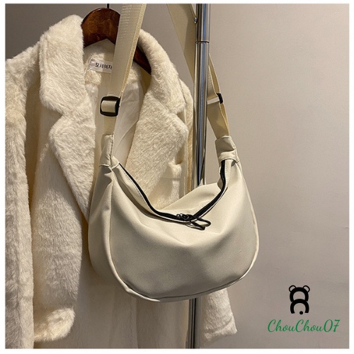 Túi xách đeo chéo phong cách unisex, túi vải Oxford phong cách đơn giản