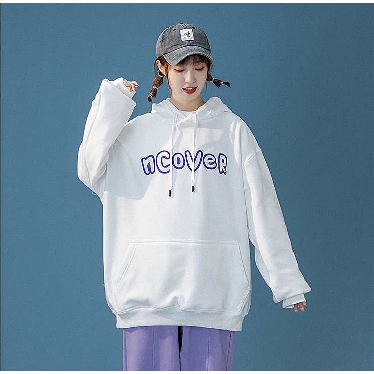 Áo khoác Hoodie Ncover nỉ form rộng Unisex AHD 09