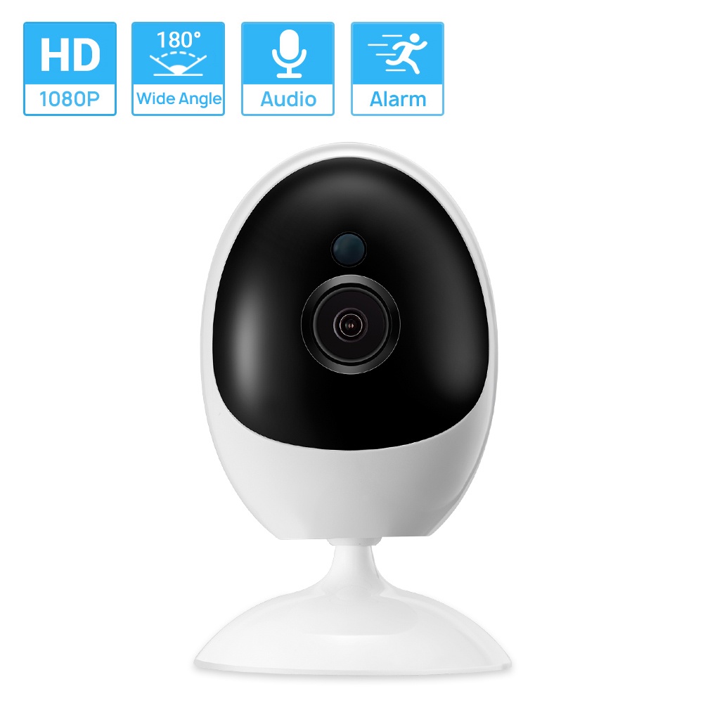 Camera IP Wifi HAMROL 1080P 180 độ° camera giám sát an ninh CCTV có tầm nhìn đêm IR chuyên dụng