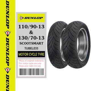 Cặp Lốp _ vỏ xe máy @ / Dylan/ PS hãng Dunlop size 110.90-13 và 130.70-13 SCSMART