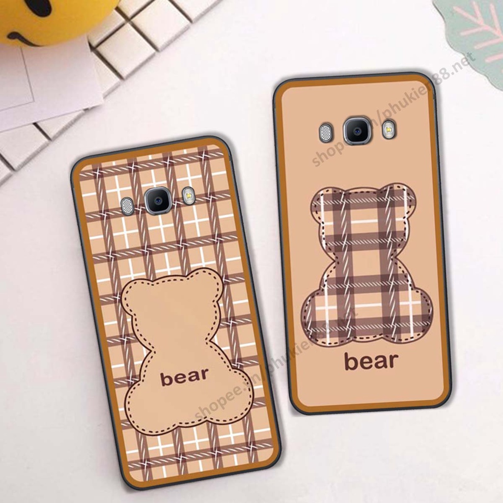 Ốp lưng Samsung J5 / J7 2016 / J510 J710 ốp điện thoại LineBear, bé tóc xù, hoa siêu đẹp
