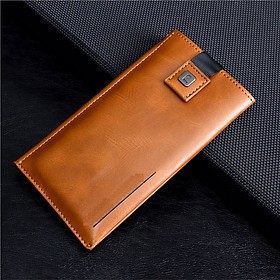 Bao da Puloka rút dạng ví dùng cho các dòng máy điện thoại 4.7inch đến 6.8inch Chính hãng - Da mềm