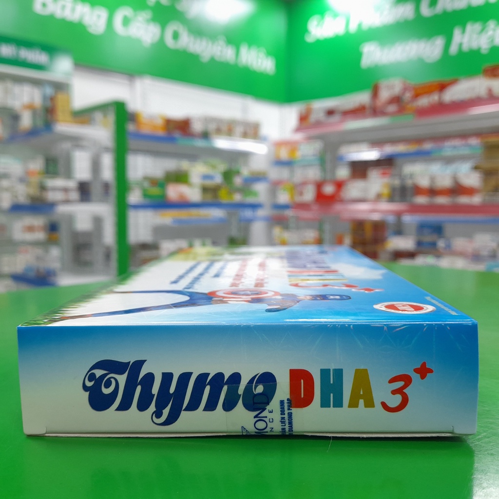 Thymo DHA 3+ - Hỗ trợ tăng sức đề kháng, bổ sung axitamin bồi bổ cơ thể, hỗ trợ tăng cường hệ tiêu hóa giúp ăn ngon