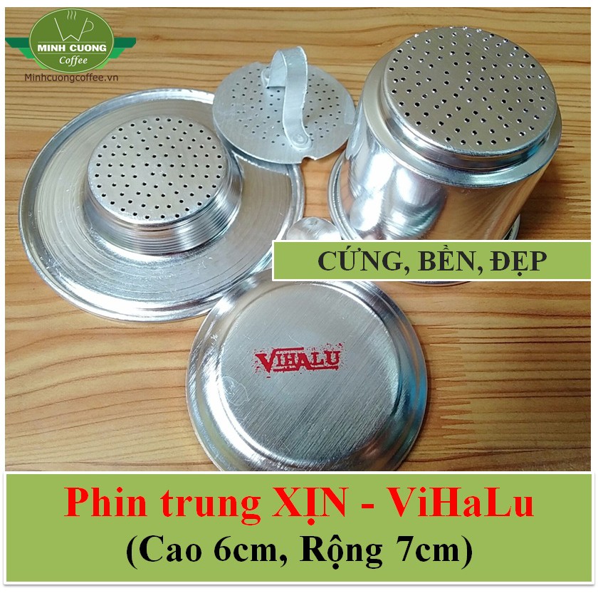 Phin pha cafe - Phin cà phê nhôm đủ size, cứng bền đẹp