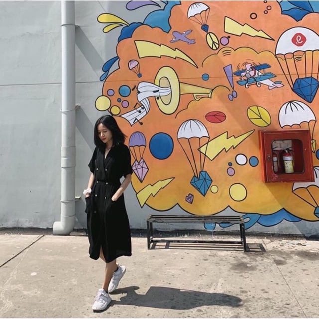 [Mã FATHANG5 giảm 10K đơn 50K] 🖤🖤Đầm Cổ Vest Nút 2 Túi Dáng Dài ♥️♥️ | BigBuy360 - bigbuy360.vn