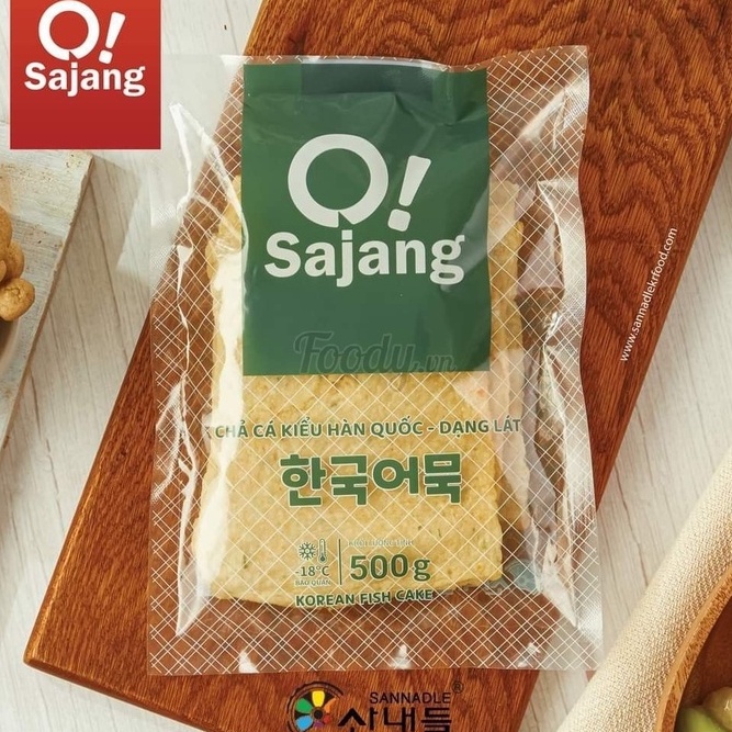Chả Cá Kiểu Hàn Quốc Dạng Lát Gói 500g