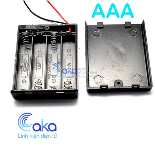 Đế Pin AAA 1.5V có nắp và công tắc