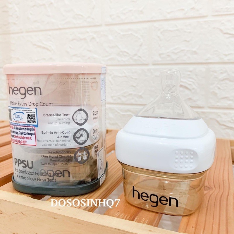 Bình sữa Hegen PPSU 60ml/ 150ml/ 240ml/ 330ml