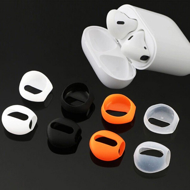 Nút tai nghe silicone có hộp đựng bảo vệ cho airpods