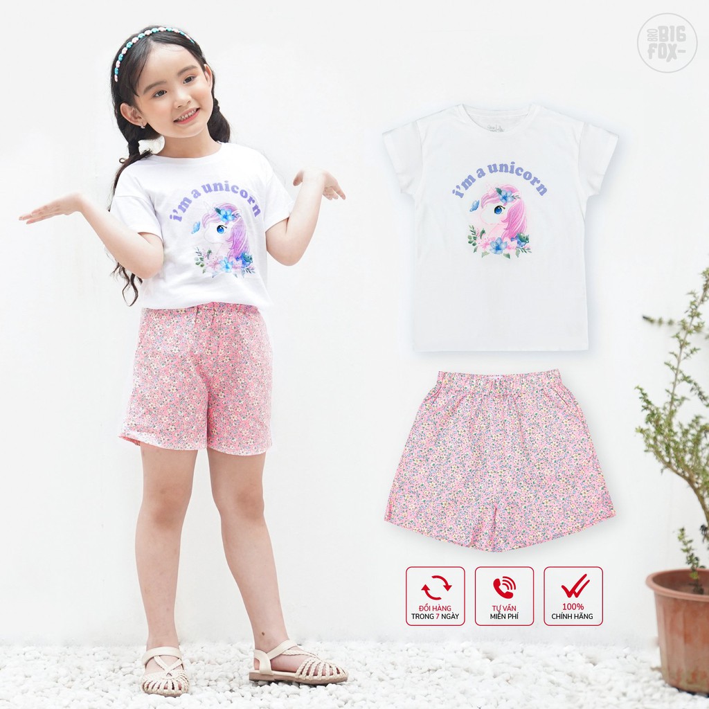 [TỪ 3-11 TUỔI (BF)] Bộ Bé Gái Bộ Cộc Tay Cho Bé Miss Meow Mùa Hè Chất Cotton In Hình Đẹp, Size Đại, Mã Xuất BG1