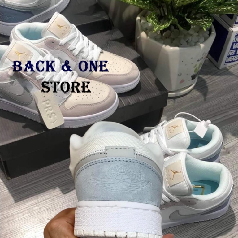 Giày Jordan Paris JD1 Cổ Thấp Gót Xanh, Giày Jodan Low Thấp Cổ Nam Nữ Full Box Bil | BigBuy360 - bigbuy360.vn