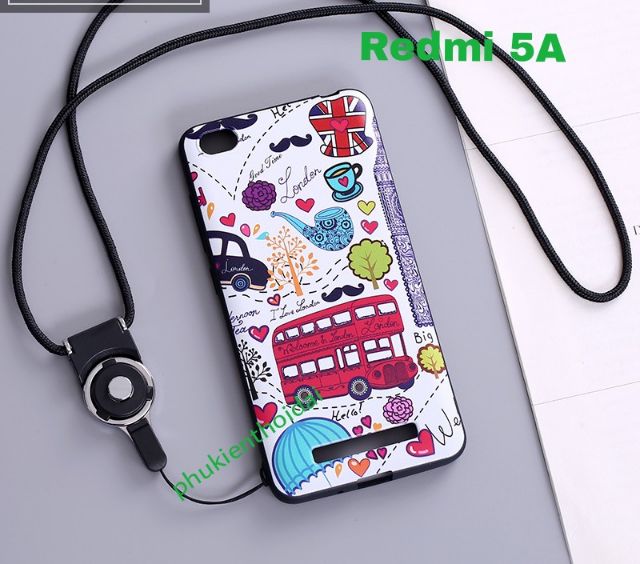 Xiaomi Redmi 5A ốp lưng dẻo TPU in 3D cao cấp